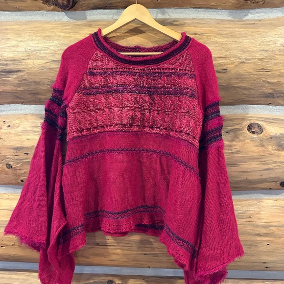 Free People Craft Time Bell Sleeve Sweater - Picture 2 of 4